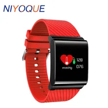 Niyoque X9 Pro красочные Экран Smart Band Фитнес браслет Приборы для измерения артериального давления и сердечного ритма Мониторы Браслет Шагомер шаги спортивные