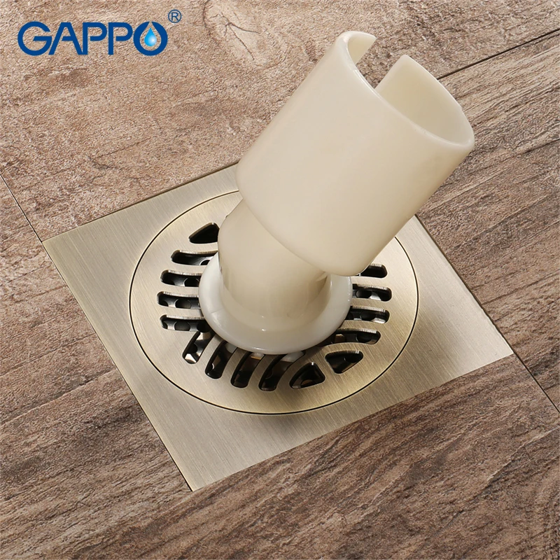 GAPPO drains square anti odor Bathroom Floor Drainer shower room drain
