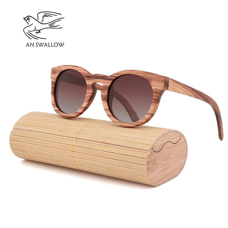 Cena Spolaryzowane drewniane oprawki okularów zebra handmade retro drewniana ramka męskie okulary przeciwsłoneczne do jazdy fajne spolaryzowane damskie bambusowe okulary przeciwsłoneczne