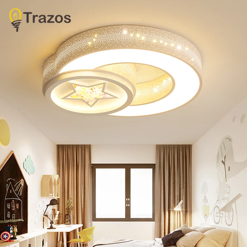 

TRAZOS Black White Modern led Ceiling light Remote Ceiling lamp Square surface mounted abajour luminaria luster for bedroom