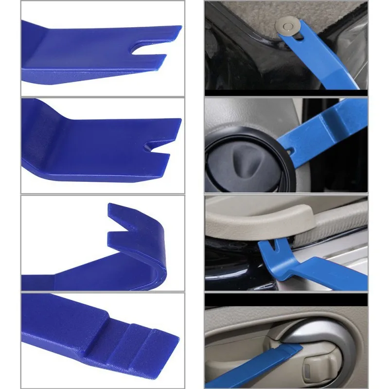 

7pcs Hard Plastic Auto Car Radio Panel Interior Door Clip Panel Trim Dashboard Removal Opening Tool Set DIY Car Repair Tool Kit