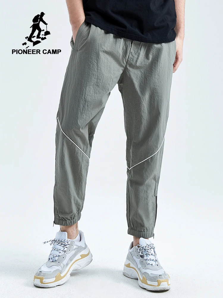 

Pioneer Camp 2019 Spring Autumn New Casual Pants Men Cotton Slim Fit Patchwork Fashion Trousers Male Brand Clothing AXX902032