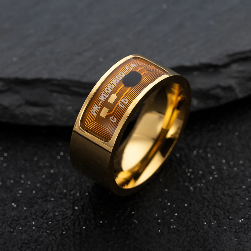 

5 Color Multifunctional NFC Smart Ring Waterproof Smart Digital Technology Ring High-end Gift Fashion Jewelry
