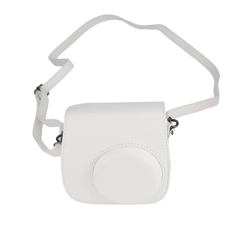 Leather Camera Bag Case Cover Pouch Protector Shoudler Bag For Polaroid Photo Camera For Fuji Fujifilm Instax Mini 8 NEW (18)