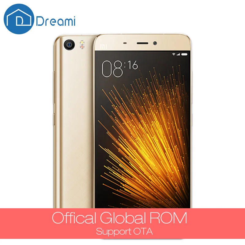 Dreami Original Xiaomi Mi 5 Pro Cellphone Mi5 Pro 4GB RAM 128GB ROM Snapdragon 820 5.15 Quad core 4K Fingerprint ID Quick Charge