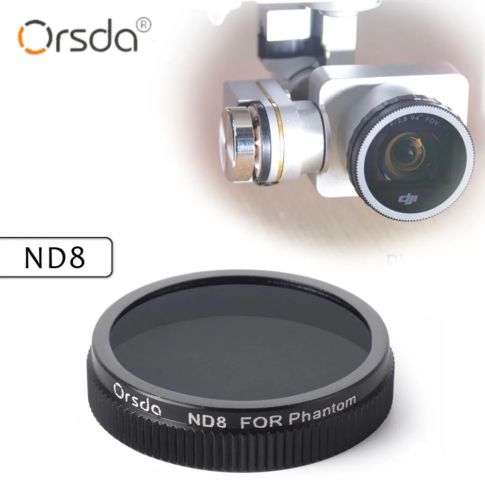 Orsda ND8 фильтр объектива для DJI phantom 4 3 Gimbal Камера Ультрафиолетовый фильтр Бла(беспилотный летательный аппарат Quadcopter детали, аксессуары для беспилотного самолета