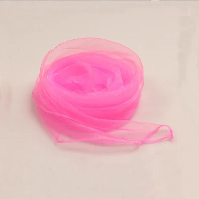 PInk Sparsil, женский, летний, весенний, прозрачный, квадратный шарф, Одноцветный, головной убор, тонкий, шифон, шарфы, модная, органза, обертка, 70 см* 70 см - Цвет: PInk