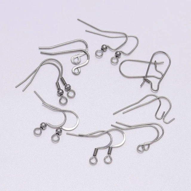 Stainless Steel Jewelry Making Supplies  Stainless Steel Jewelry Making  Hook - 50pcs - Aliexpress