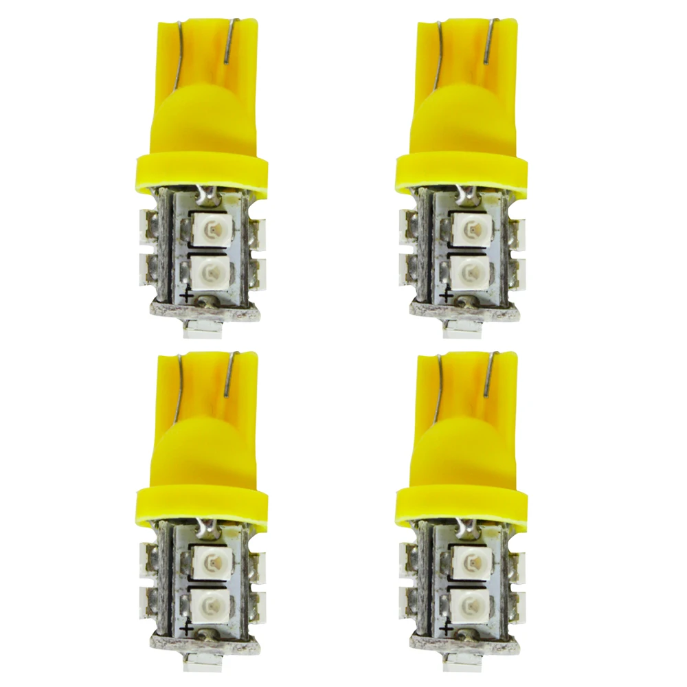 4 шт. T10 168 194 W5W 10 1210/3528 SMD автомобиля светодиодный габаритный фонарь на танкетке с