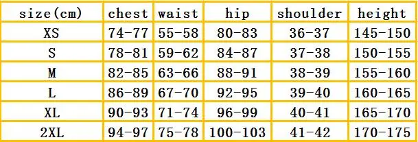 炫漫 women size