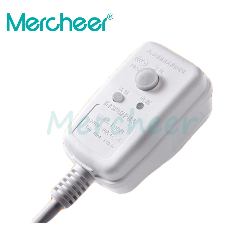

IPX6 220V 10A 3 Pins Plug GFCI Leakage Protection Safety RCD Socket Adaptor Waterproof Residual Current Plug