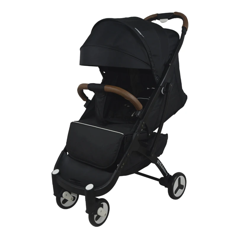YOYA Plus, детская коляска, легкая, детская, автомобильная, складная, портативная, детская тележка коляска, 2 в 1, управление одним ключом, yoya Plus 3/4 - Цвет: Black Frame-H
