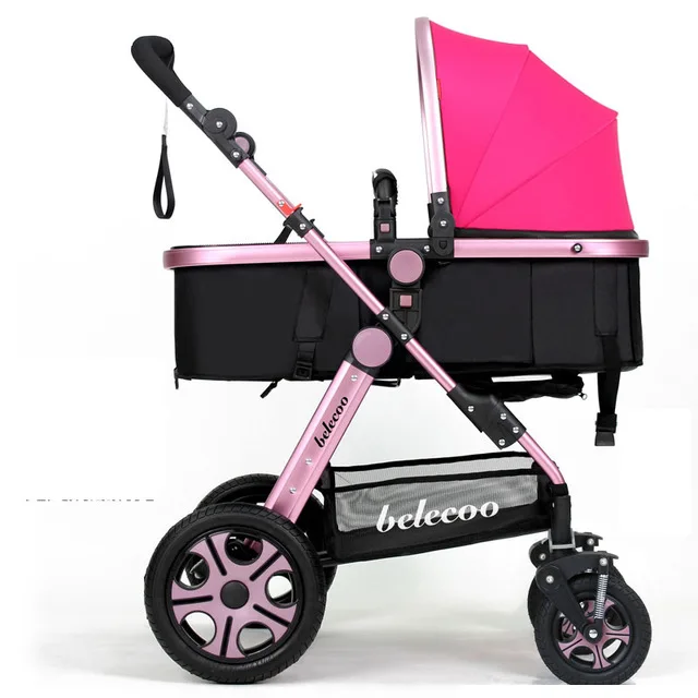 7,8 Belecoo детская коляска Удобная коляска и люлька складная детская коляска прогулочная коляска - Цвет: 3