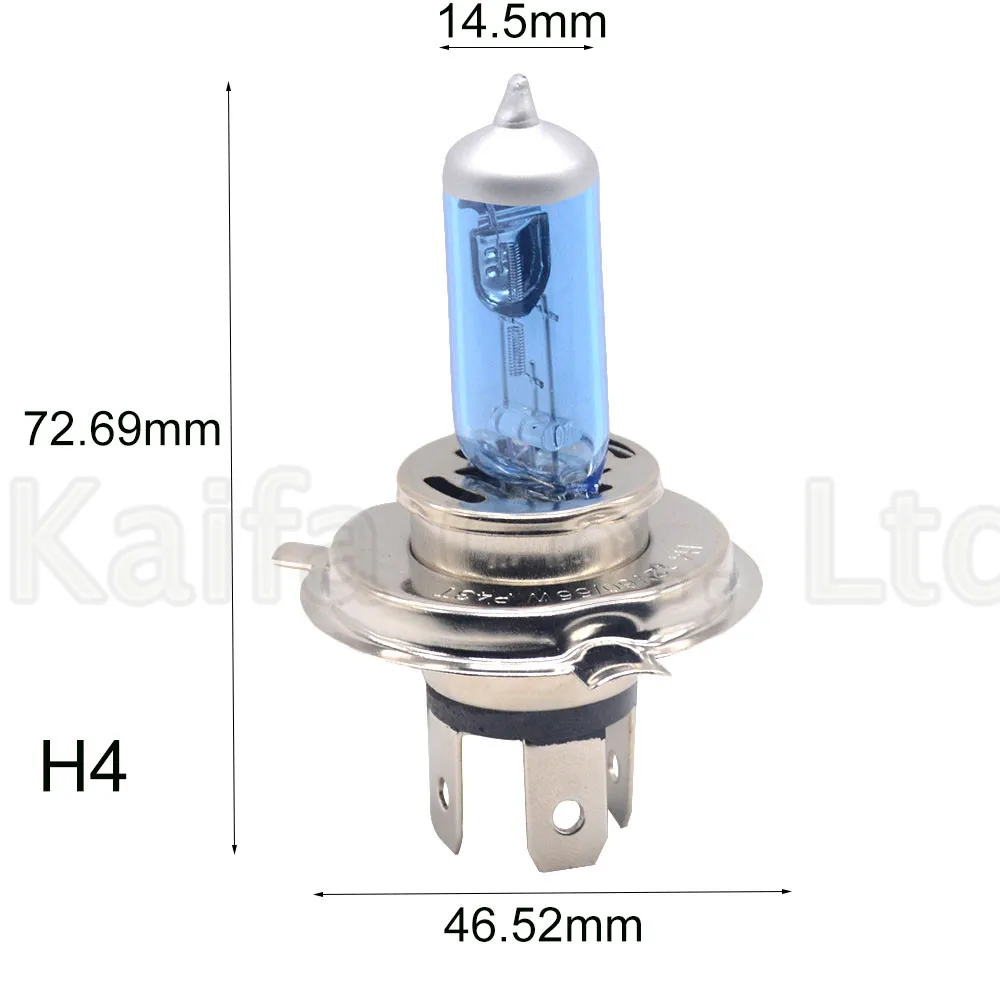 Ampoules Phare Avant H1 / H3 / H4 / H7 - 12V/55W