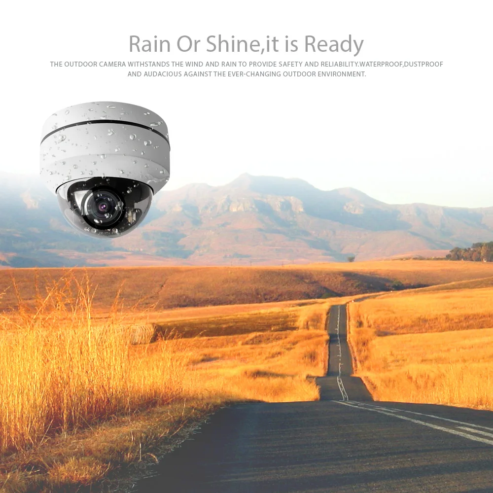 2,5 дюймов HD 1080P Беспроводной Wi-Fi PTZ купольная IP камера наружного наблюдения камера безопасности s моторизованный 4X зум объектив CCTV Cam