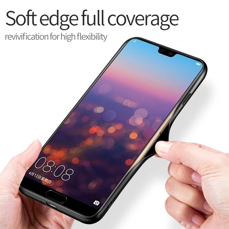 Чехол для Huawei P10 Plus P20 Pro P30 светящийся чехол из закаленного стекла лев тигр леопард