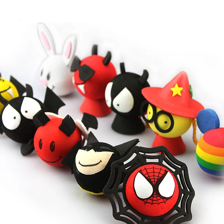 (30pcs/lot) Wholesale Adorable Funny Cartoon Doll Antenna Balls Plush