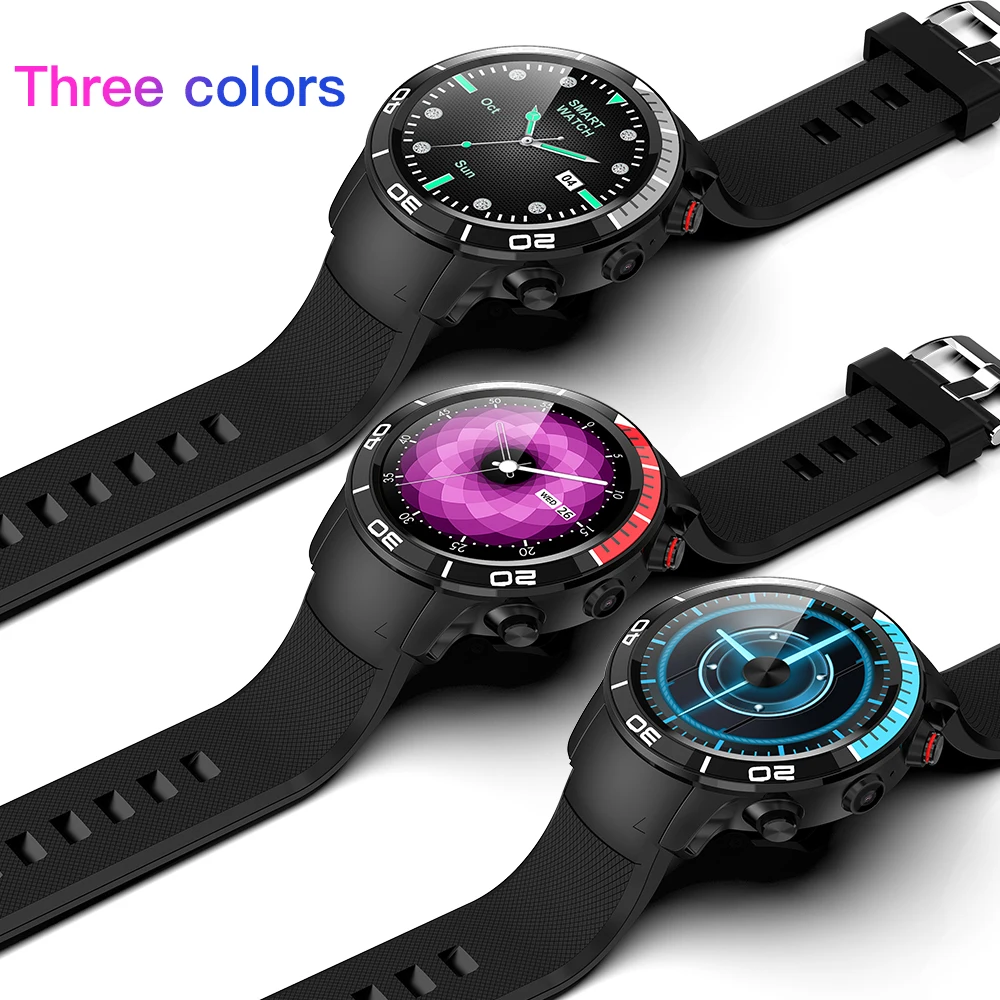 H8 4g smart watch phone camera round android sim16G ROM 500W camera Bluetooth Call smart watch gps wifi ip68 smartwatch for men