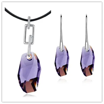 

Ms.Betti Meteor Pendant and earring jewelry set for unique bridals wedding parties gifts for women 2019 new fashion