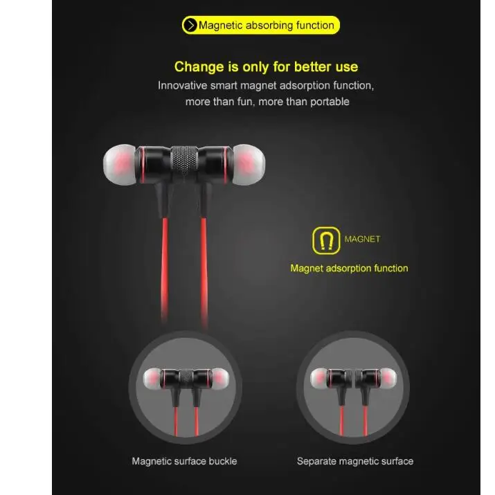 NAIKU Bluetooth наушники беспроводные вкладыши шумоподавляющий наушник с микрофоном