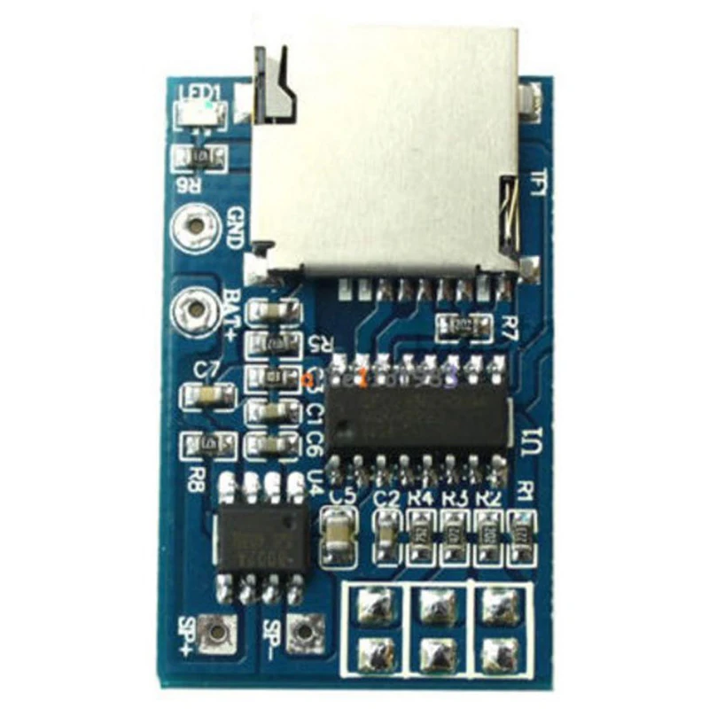 

5PCS GPD2846A TF Card MP3 Decoder Board 2W Amplifier Module For Arduino
