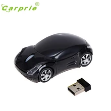 Carprie mouse sem fio 3 botões óptico 1200 dpi usb scroll computador ratos para tablet portátil 20j transporte da gota
