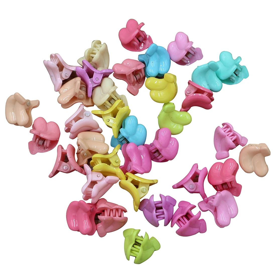 2017 New Arrival Fashion Plastic Colorful Acrylic Hair Claws Clips For