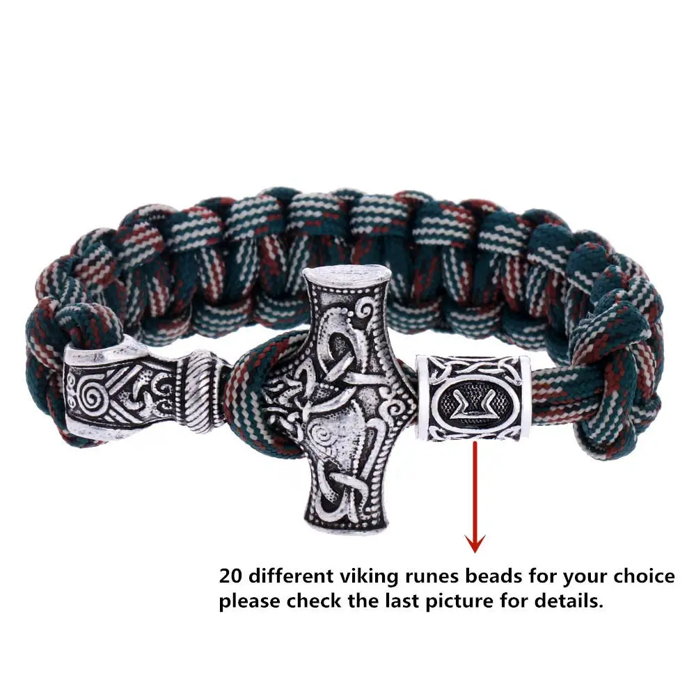 Replaceable-Norse-Viking-Runes-Beads-Braided-Bracelet-Men-Bracelets-Thor-Hammer-Rope-Bangles-for-Men-Jewelry