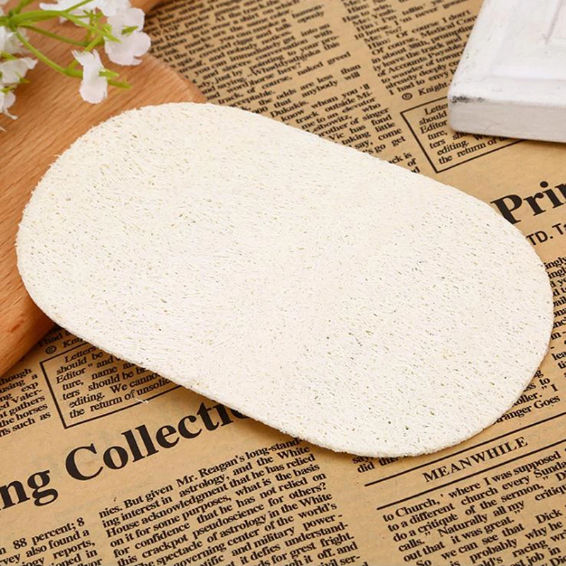 

Natural Anti-oil Kitchen Loofah Sponge Scrubber Cleanning Brush Kitchen Anti-oil Sponge Loofah Brush Tools