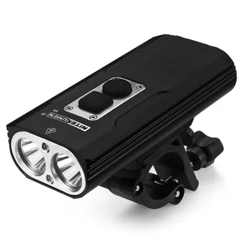 

NITENUMEN X8 2xCREE XML U3 1800 Lumens 4-Mode Rechargeable LED Bicycle Light (2x18650 Battery build-in)