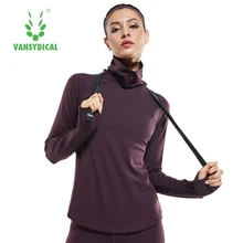 Спортивная Женская куртка на осень и зиму с длинным рукавом, быстросохнущая одежда для йоги, колготки, одежда для спортзала, тренировочная одежда