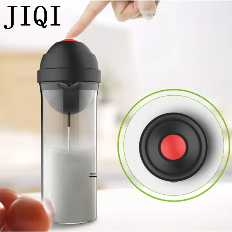 JIQI Электрический необычный вспениватель молока для кофе, пенообразователь, пароварка, сделай сам, взбиватель яиц, Миксер для крема, Мини автоматический блендер, венчик