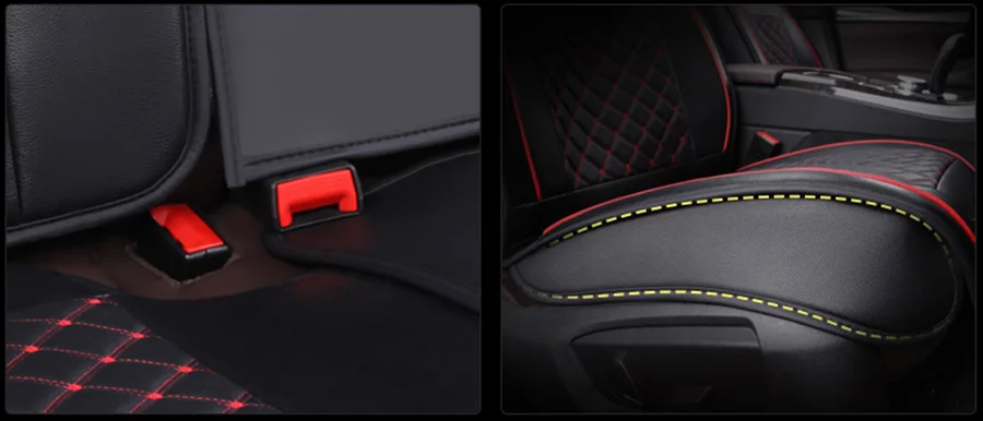 Спереди и сзади) Специальные кожаные чехлы для сидений автомобиля для Toyota Corolla Camry Rav4 Auris Prius Yalis Avensis SUV авто аксессуары