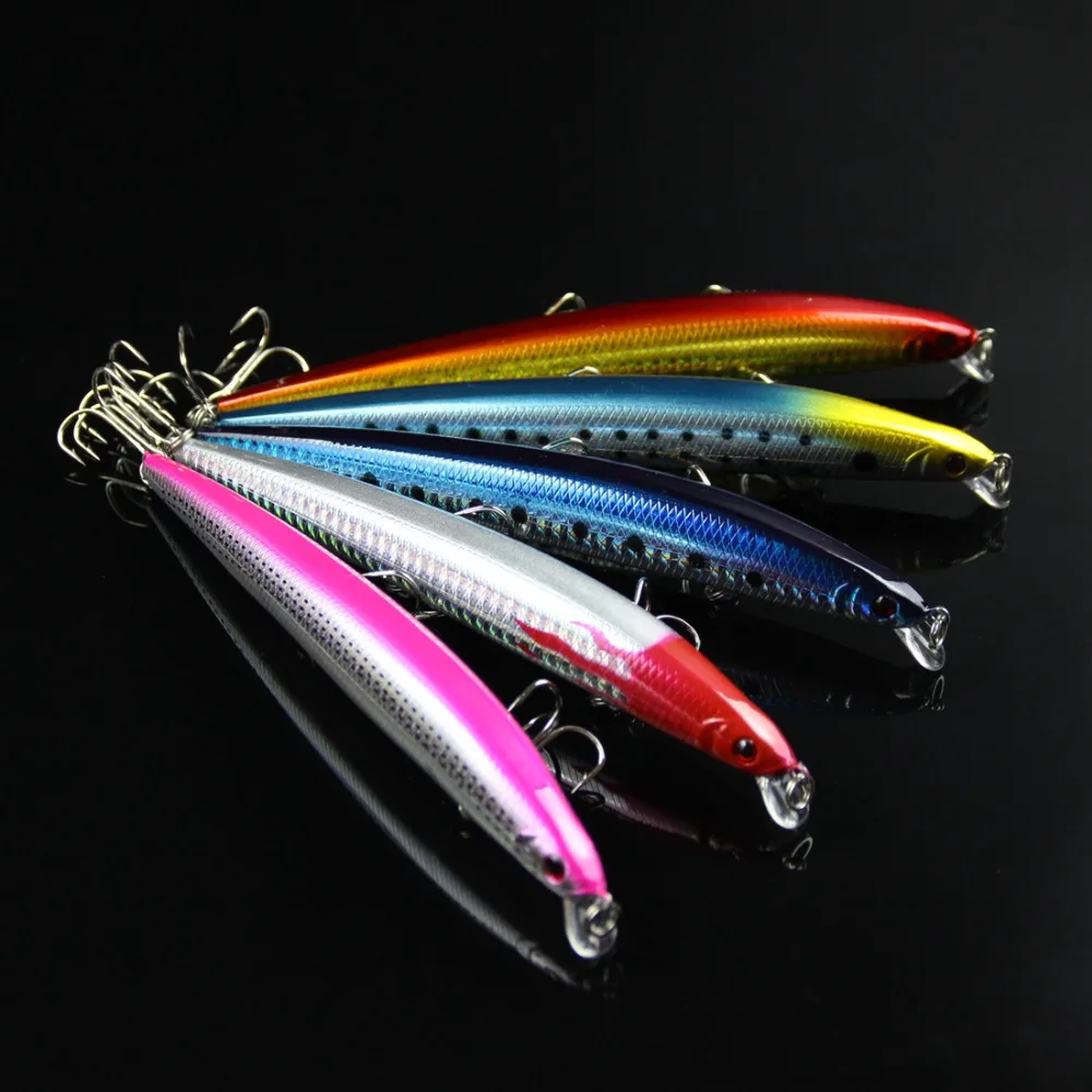 Hot Sale Fishing Lure Minnow 15cm 19g Wobbler Minnow Lure Plastic Hard