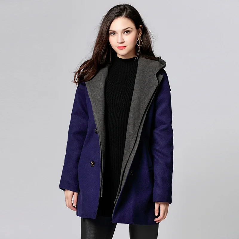 Aliexpress.com : Buy Woolen Coat Blends Winter Female Thicker Warm 2017 ...