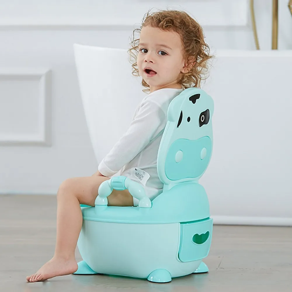 

Portable Baby Pot Cute Dog Cow Bear Infant Road Pot Children's Potty Folding Toilet Seat Boy Urinal Portable Baby Potty Training