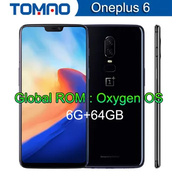 

Original New Unlock Version Oneplus 6 Mobile Phone 4G LTE 6.28" 6GB RAM 64GB Dual SIM Card Snapdragon 845 Android Smartphone