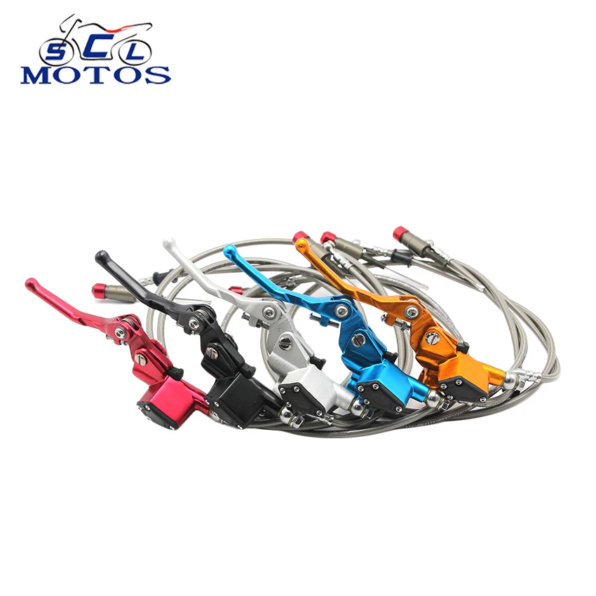 Sclmotos Colorful Motorcycle Hydraulic Clutch Master Cylinder Rod Fit ATV Motocross Pit Bike Spare Parts Of 1200 mm