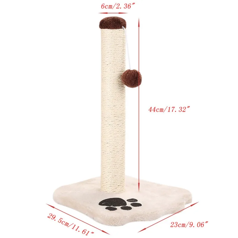 Съемная Когтеточка-Когтеточка для когтеточки из сизаля, шлифовальный коготь, захватывающая игрушка, подвесной плюшевый шар, легко отсоединить