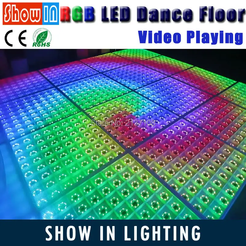 Us 1188 0 8 8 Pixels Led Digital Lighted Dance Floor 100 100cm Dmx Dj Disco Party Wedding Mariage Stage Lighting Equipment Free Shipping In Stage