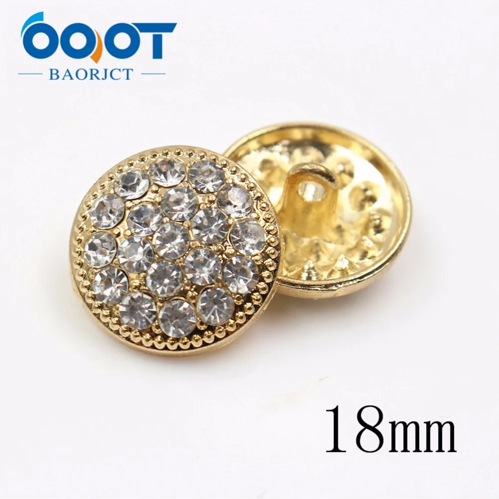 Фото OOOT BAORJCT 177275,10 шт./лот, 18/22/25 мм высококачественные классические модные металлические пуговицы, аксессуары для одежды «сделай сам» №2