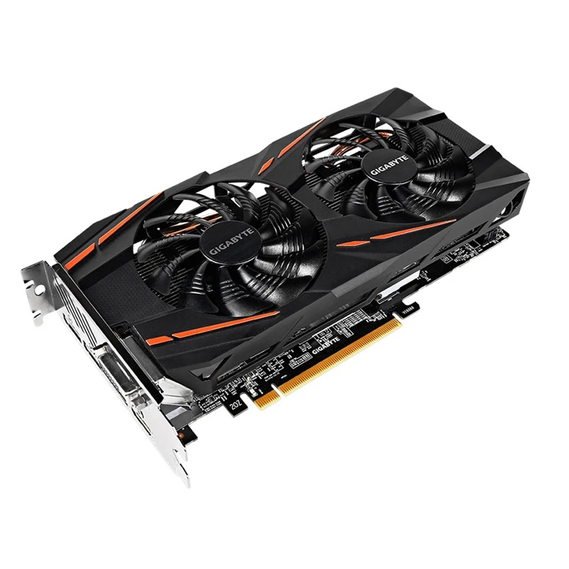 Видеокарты GIGABYTE RX 570 4 Гб, игровая видеокарта Radeon RX570 4 Гб, игровая видеокарта для видеокарт AMD RX570 4G, карта HDMI, PCI-E X16