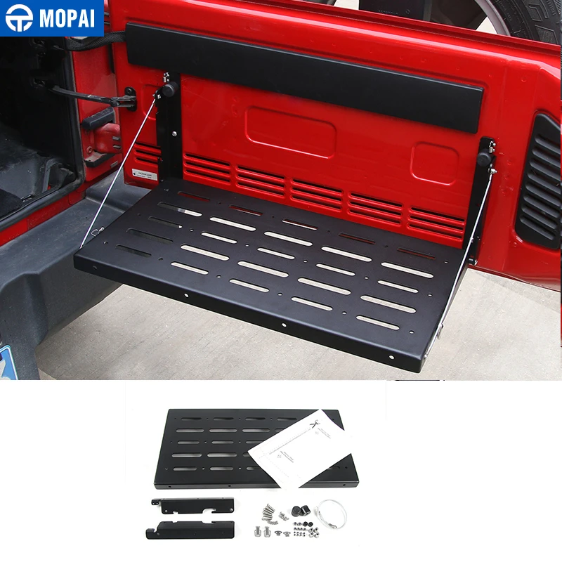 MOPAI Car Interior Trunk Rear Door Rack 