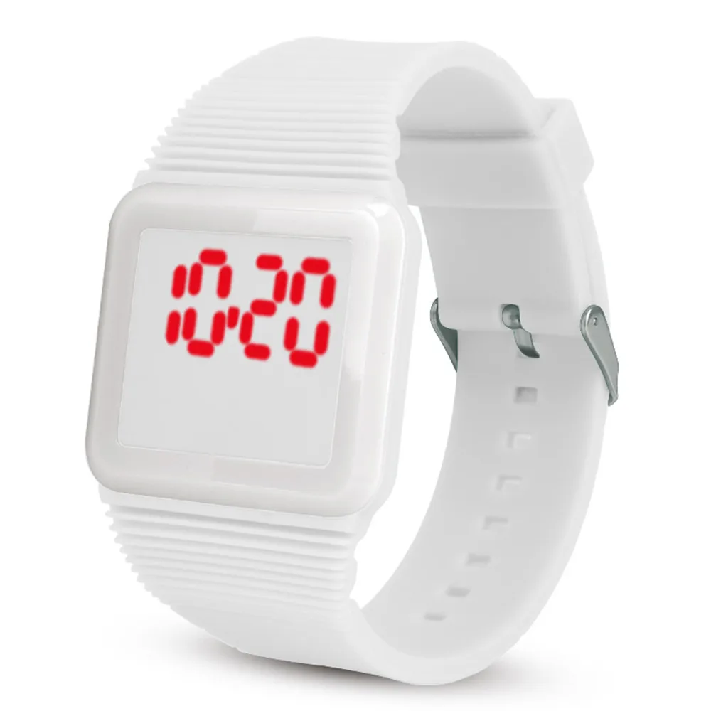 

2018 Electronic Digital LED Silicone Watch Sport Watches Clock Bracelet Wrist Watch Clock Hodinky Ceasuri Relogio Masculino #W