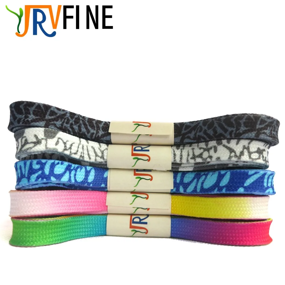 YJRVFINE 1 Pair Width1CM Shoe String Double Layer Hollow Flat