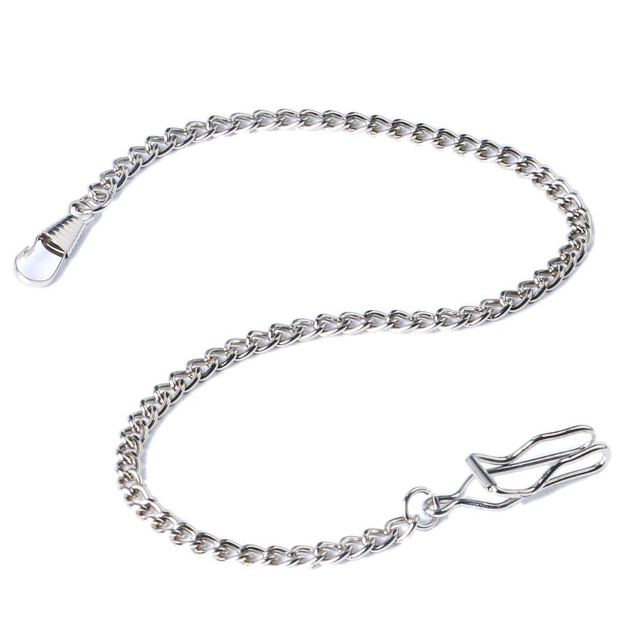 Elegante de Prata Quartzo Relógio de Bolso