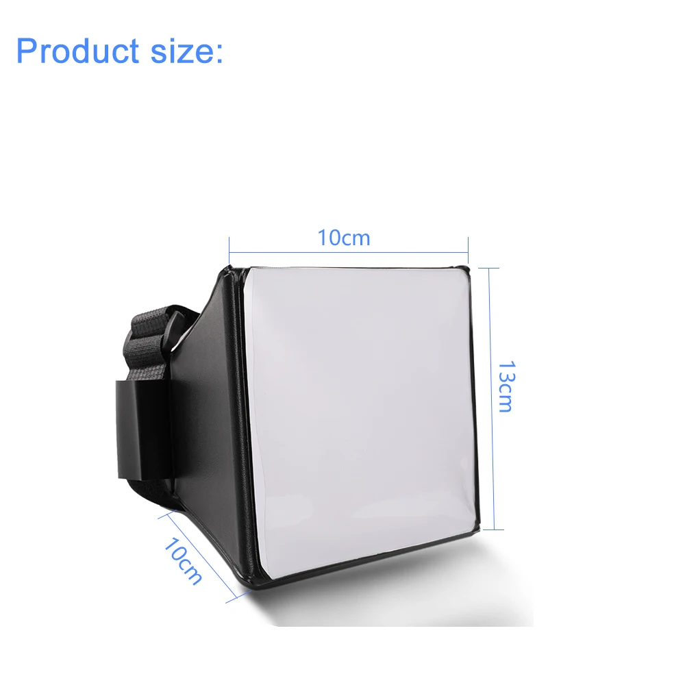Kaliou Flash Softbox Diffuser Mini Softbox Kit Foldable Soft Box Flash For Canon EOS Nikon Speed Light