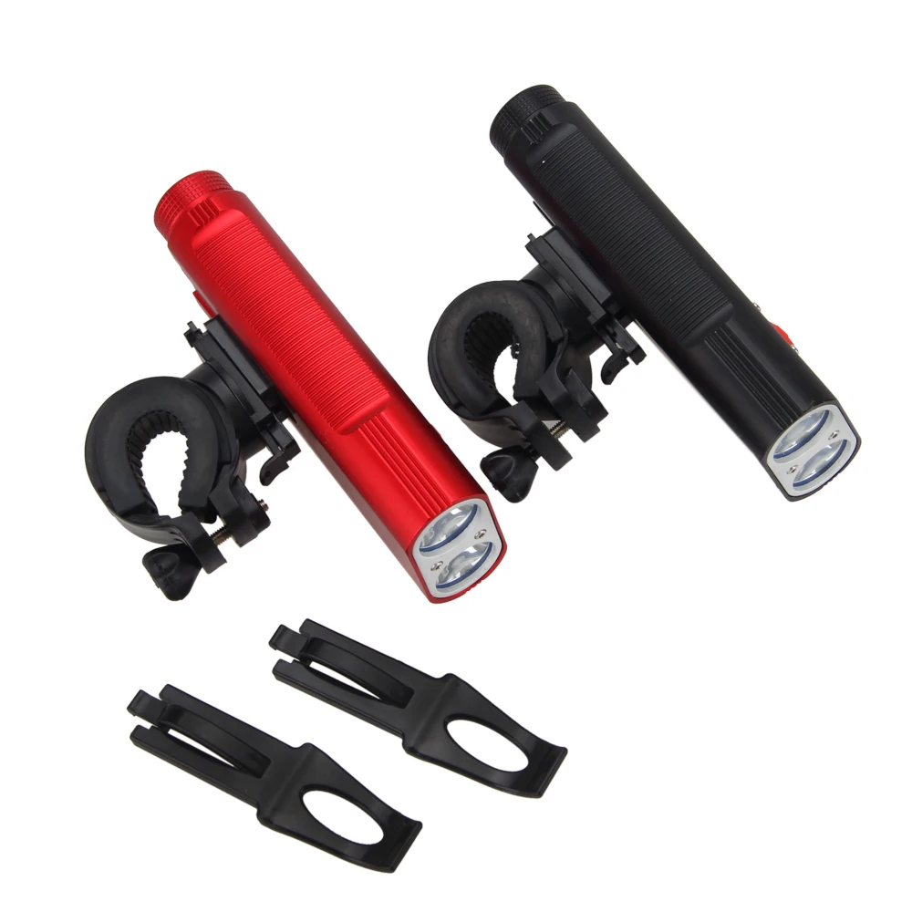 Flash Deal Aluminum 2x XM-L T6 LED Light Front Bike Headlight 7 ModesCycling Lamps+2x Rechargeable 3.7v 18650 2400mah Battery+Charger 11