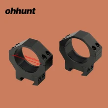 Ohhunt 2 шт. охотничьи кольца для прицела 35 мм 34 мм трубка низкий широкий профиль Пикатинни Вивер кольцо Алюминий для тактических прицелов