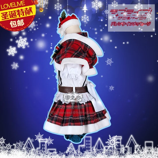 [Настройка] любите живое солнце! Aqours Takami Chika рождественский костюм для